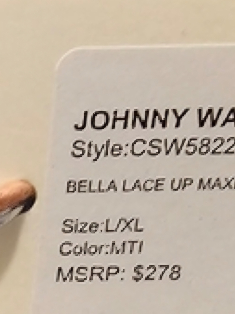 JOHNNY WAS EUC Bella Lace Up Cotton Silk Boho L XL Maxi Kaftan Caftan - Picture 8 of 15